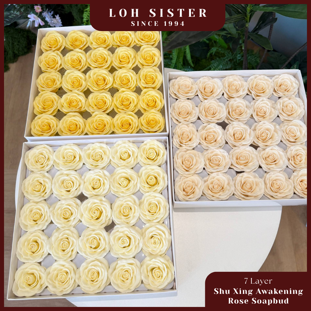LohSister AAA 7 Layer Shu Xing Awakening Rose Soapbud 七层苏醒香皂花