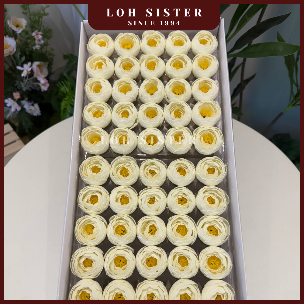 LohSister AAA Ranunculus Soap Flower Soapbud