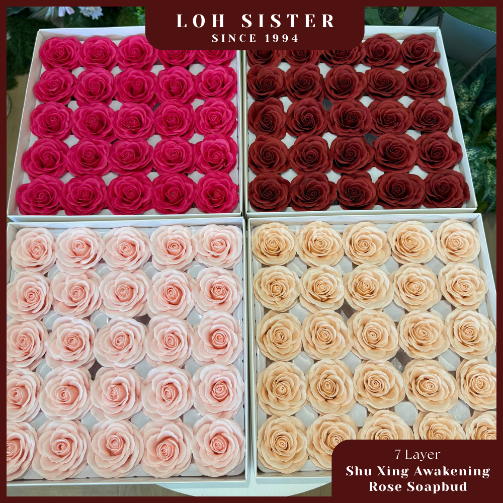 LohSister AAA 7 Layer Shu Xing Awakening Rose Soapbud 七层苏醒香皂花