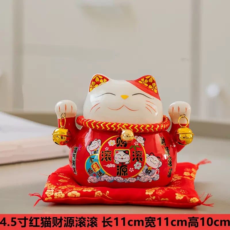 Lohsister Lucky Cat Figurine