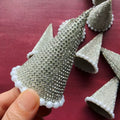 Lohsister Ready-Made Rhinestone Castle Roof – 2 Pieces per Pack