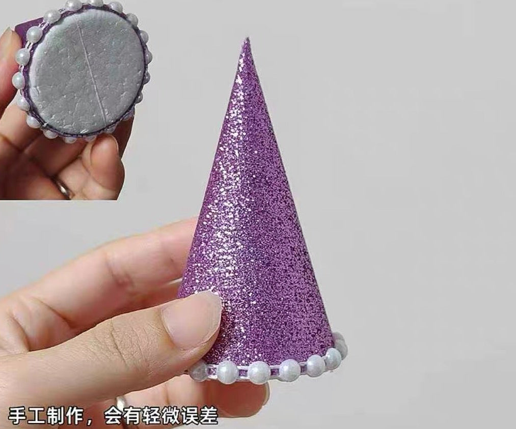 Lohsister Ready-Made Rhinestone Castle Roof – 2 Pieces per Pack