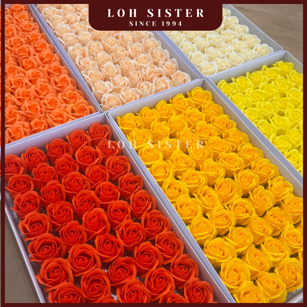 LohSister AAA 3 Layer Rose Fragrant Scented Soap Flower  三层玫瑰香皂花