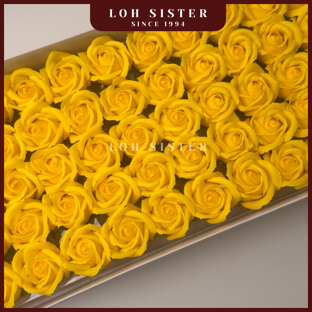 Lohsister 25pcs Tester Soap Flower | Small Box Soap Rose Sample Pack