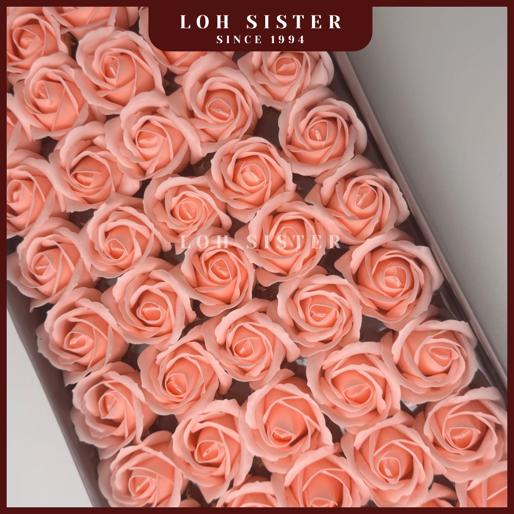 Lohsister 25pcs Tester Soap Flower | Small Box Soap Rose Sample Pack
