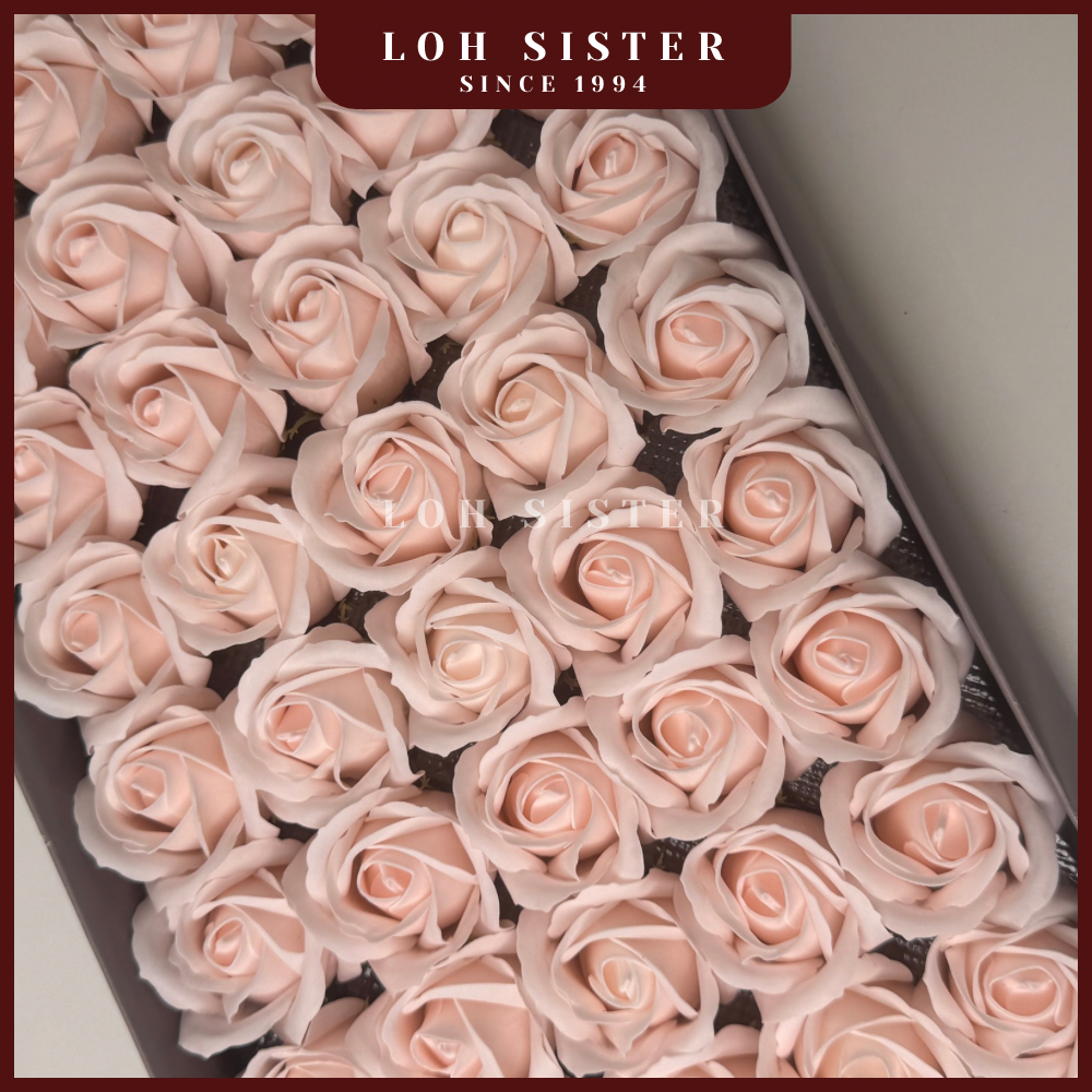 Lohsister 25pcs Tester Soap Flower | Small Box Soap Rose Sample Pack