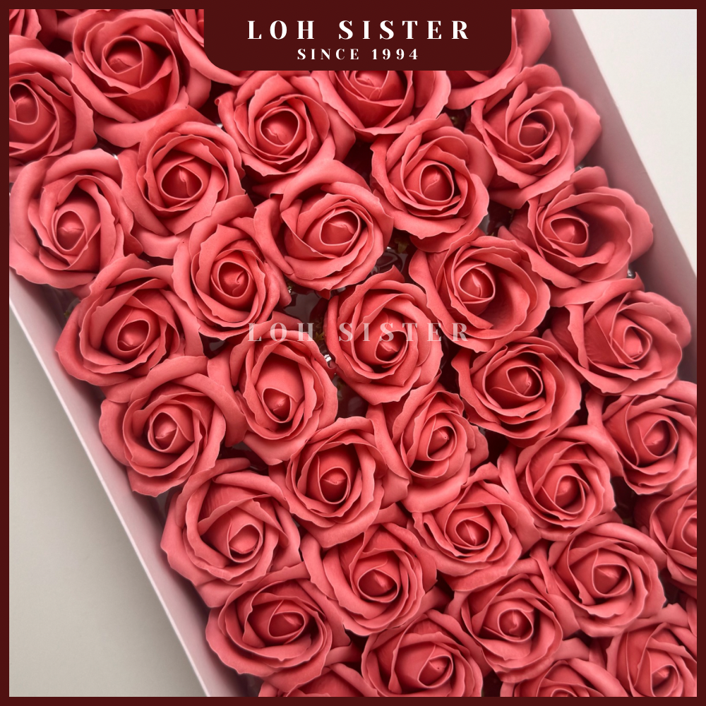 LohSister AAA 3 Layer Rose Fragrant Scented Soap Flower