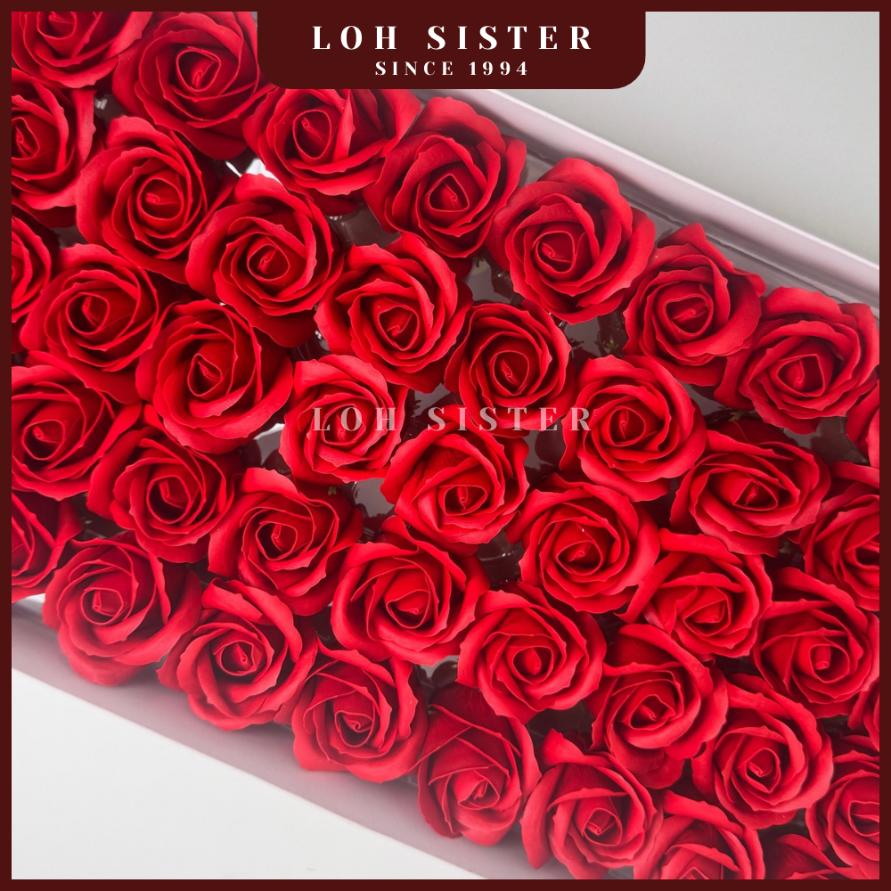 LohSister AAA 3 Layer Rose Fragrant Scented Soap Flower