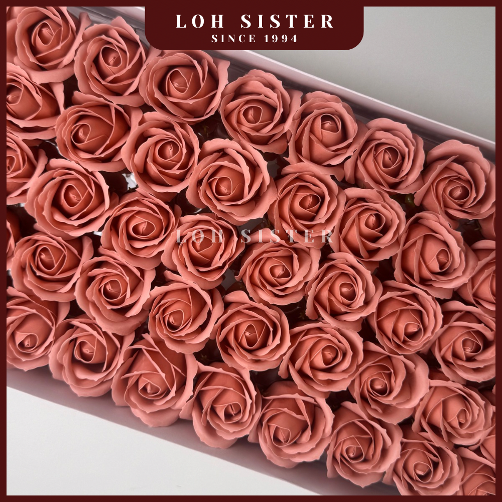 LohSister AAA 3 Layer Rose Fragrant Scented Soap Flower