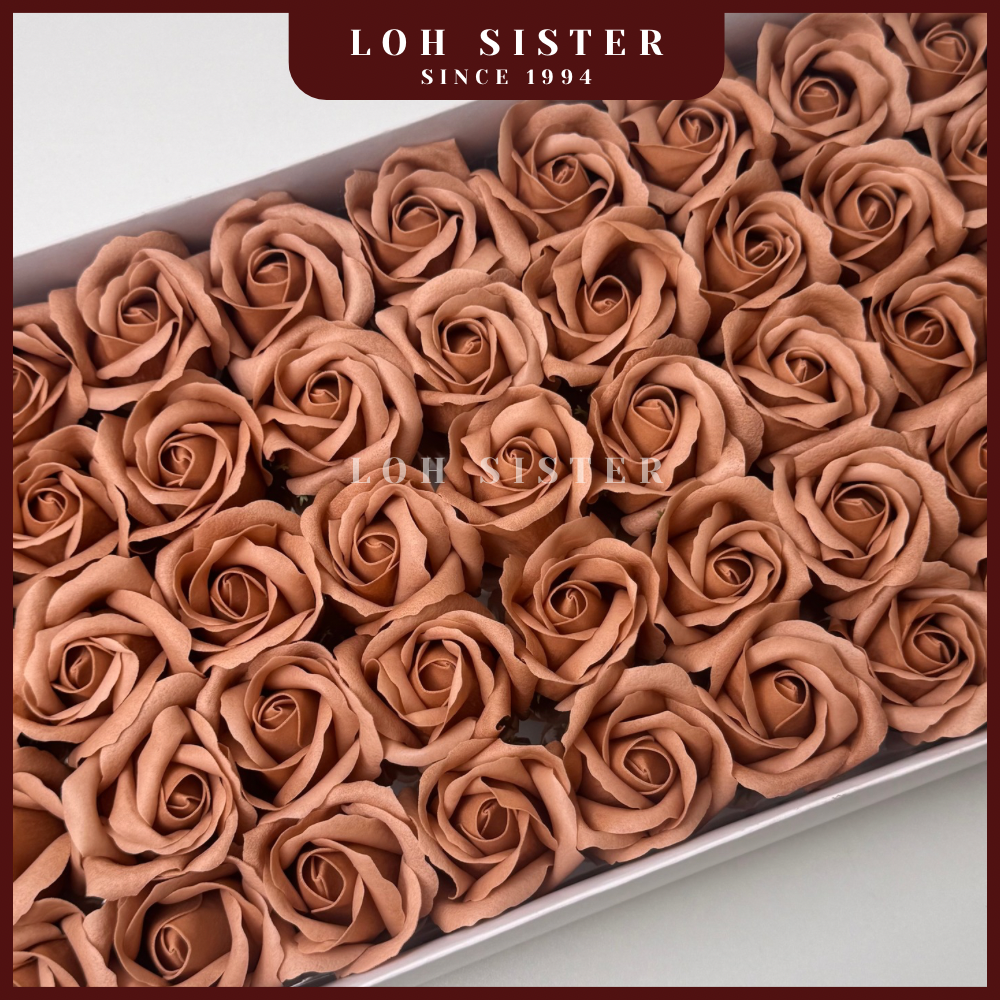LohSister AAA 3 Layer Rose Fragrant Scented Soap Flower