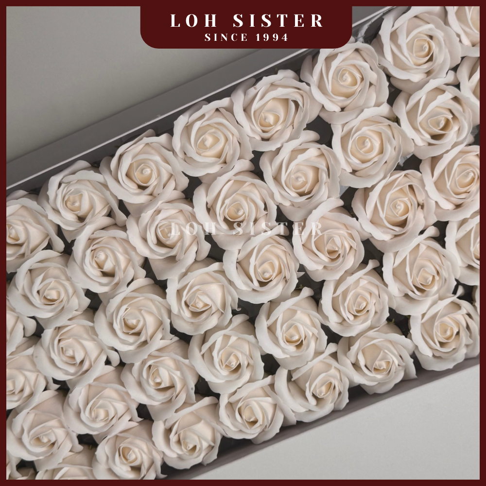 Lohsister 25pcs Tester Soap Flower | Small Box Soap Rose Sample Pack