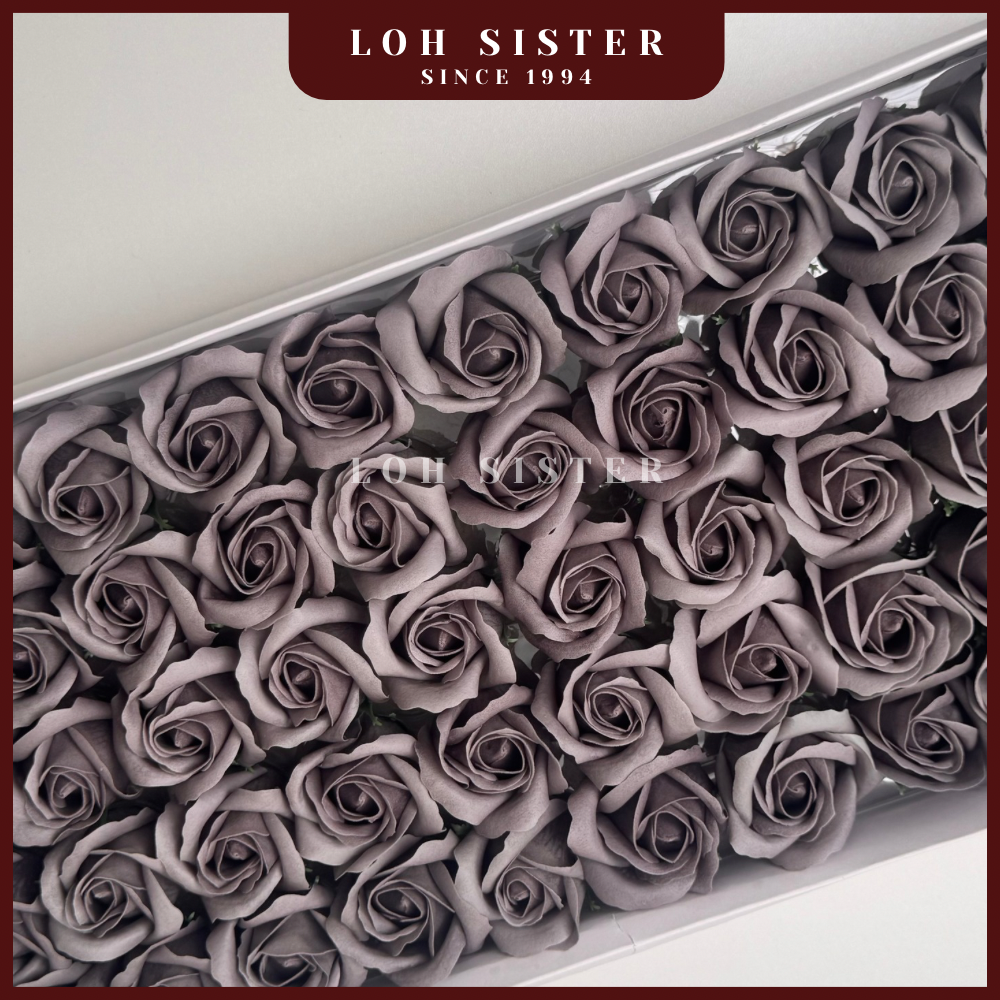 Lohsister 25pcs Tester Soap Flower | Small Box Soap Rose Sample Pack