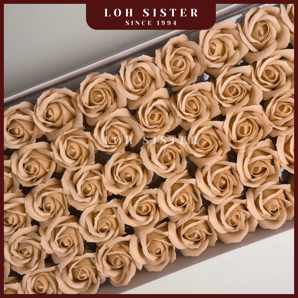 Lohsister 25pcs Tester Soap Flower | Small Box Soap Rose Sample Pack