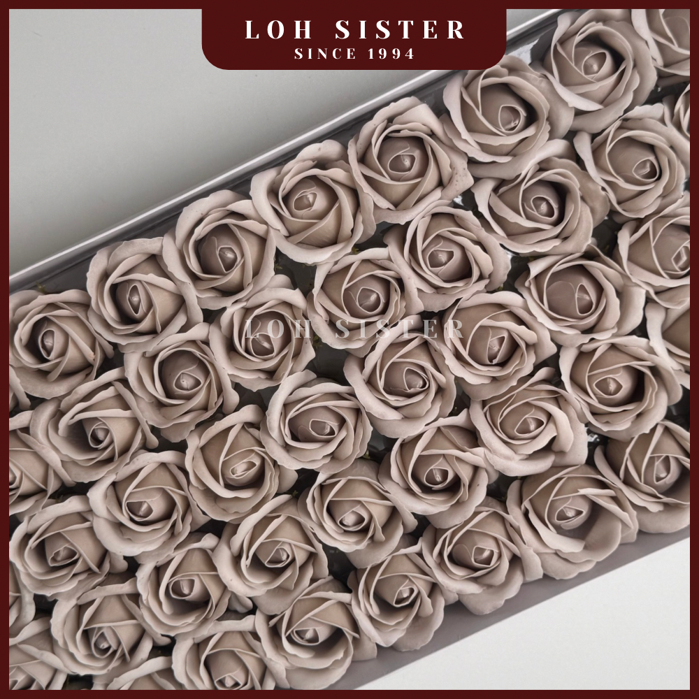 Lohsister 25pcs Tester Soap Flower | Small Box Soap Rose Sample Pack