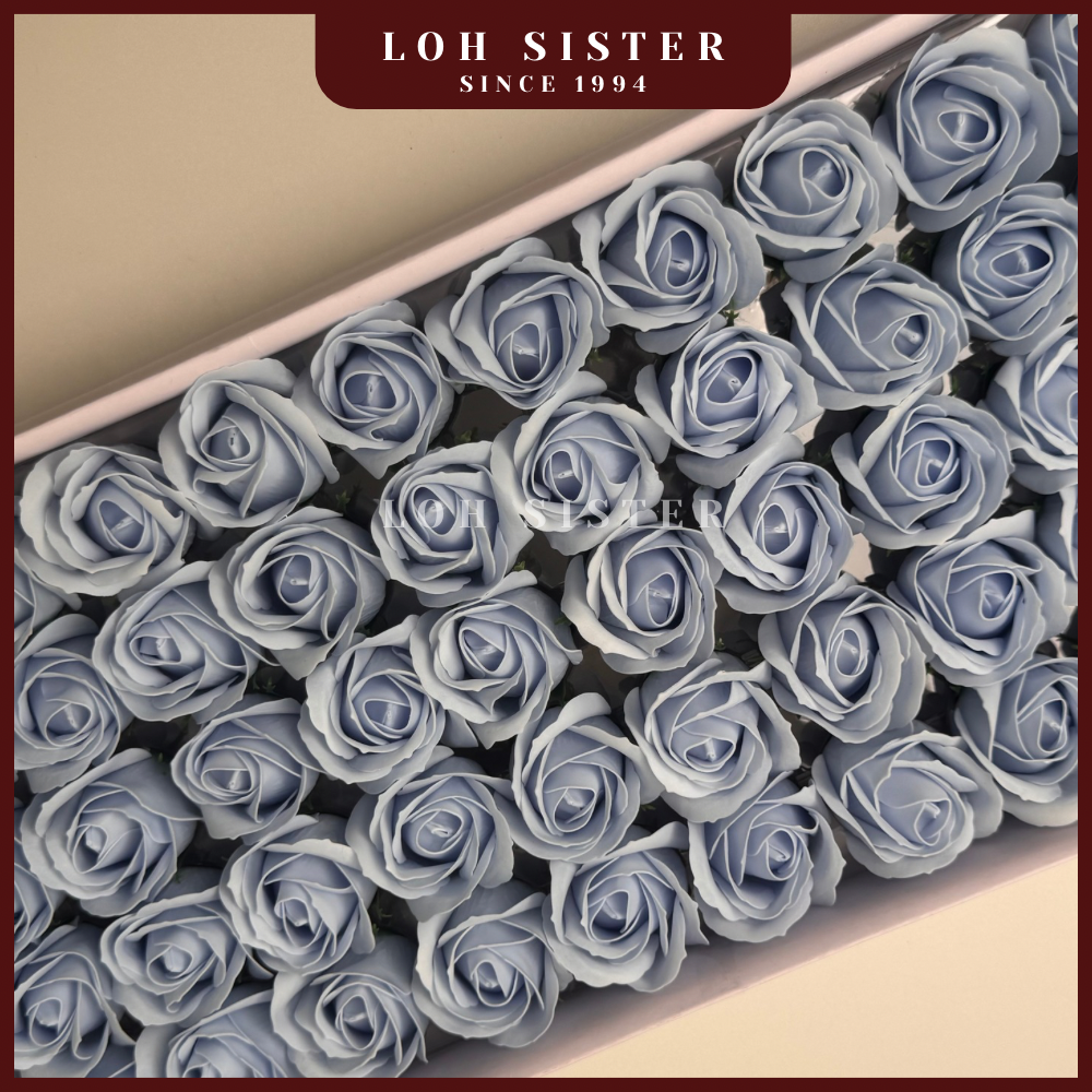 Lohsister 25pcs Tester Soap Flower | Small Box Soap Rose Sample Pack