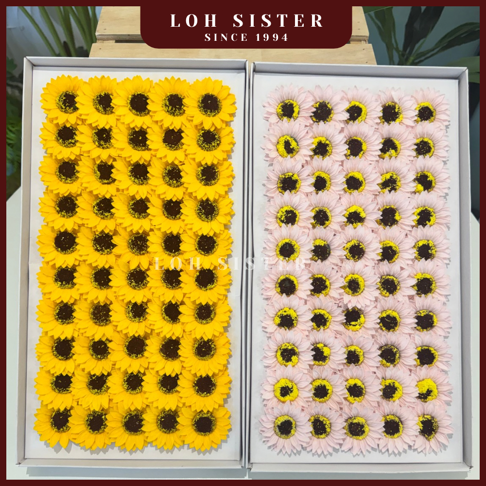 LohSister AAA Small Sunflower  Fragrant Scented Soap Flower 非洲菊雏菊香皂花