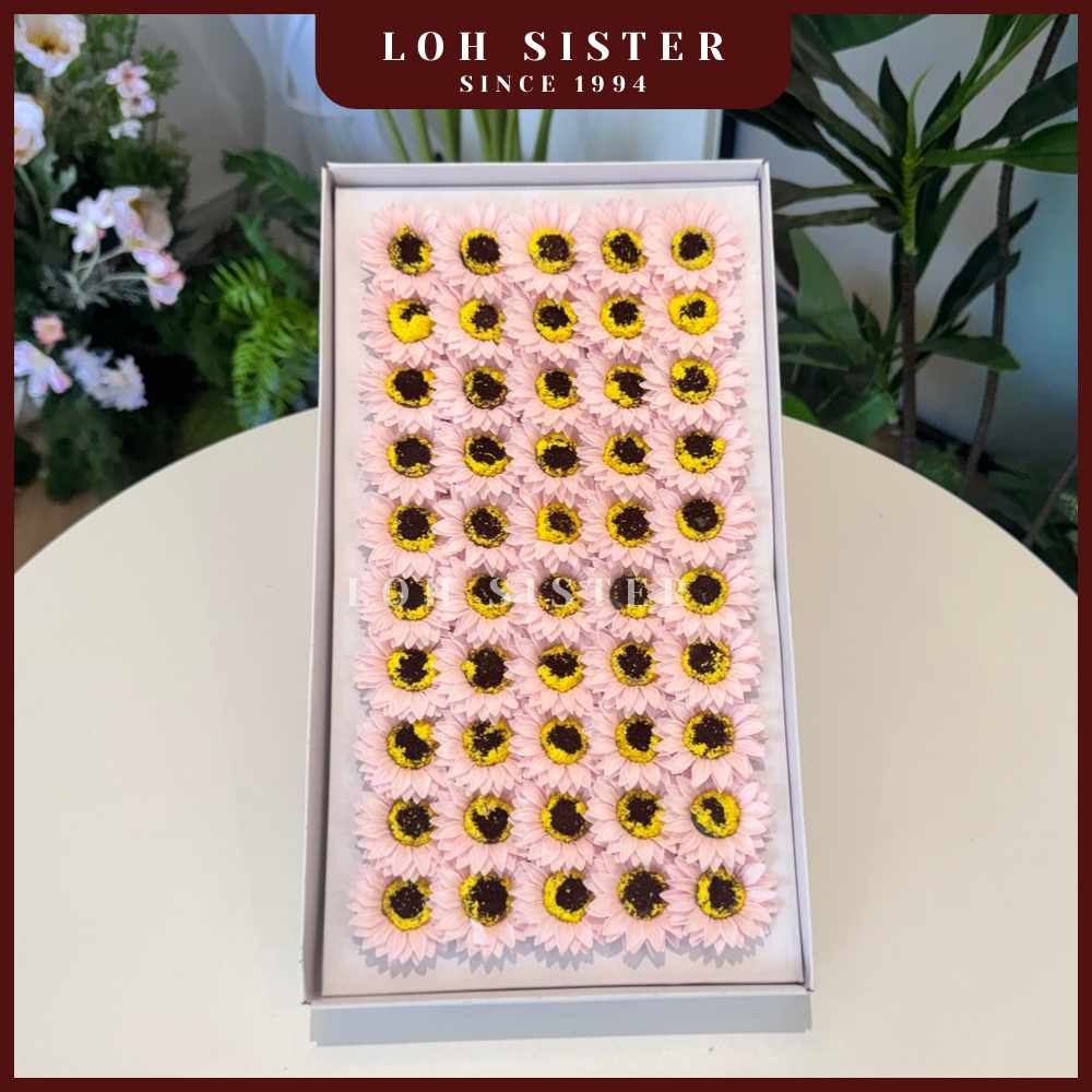 LohSister AAA Small Sunflower  Fragrant Scented Soap Flower 非洲菊雏菊香皂花