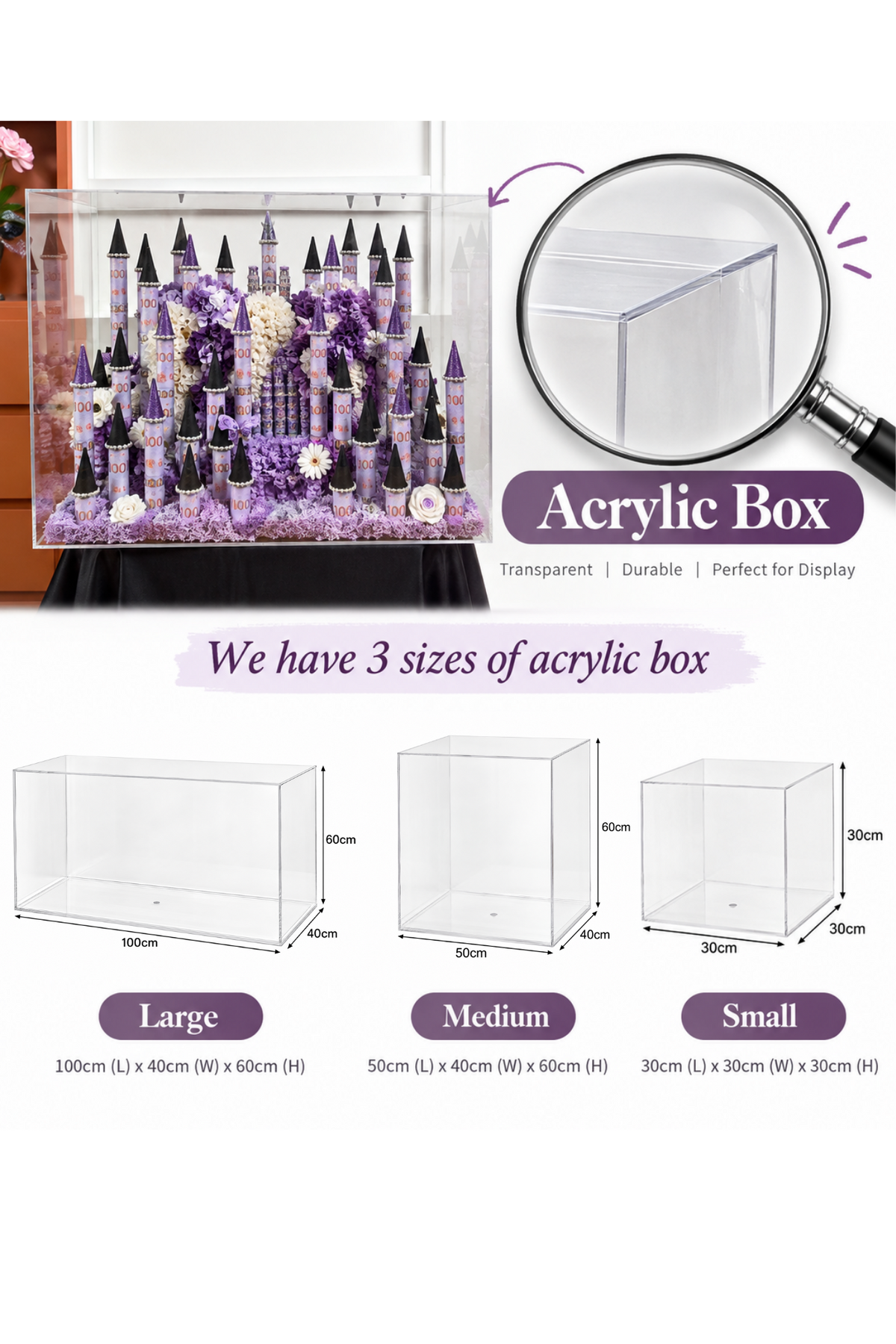 Lohsister Castle Acrylic Box | Small / Medium / Large Pre-order
