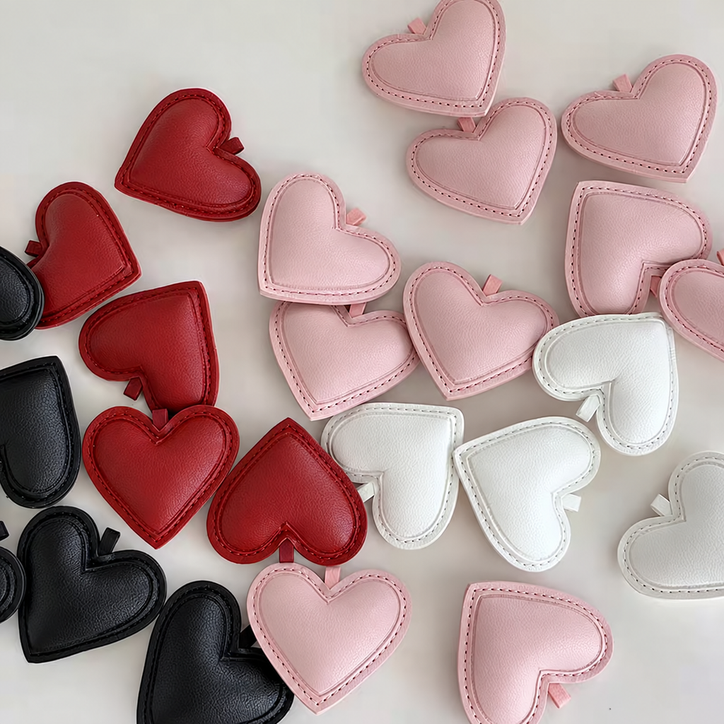 Lohsister Leather Heart – Bouquet Decoration