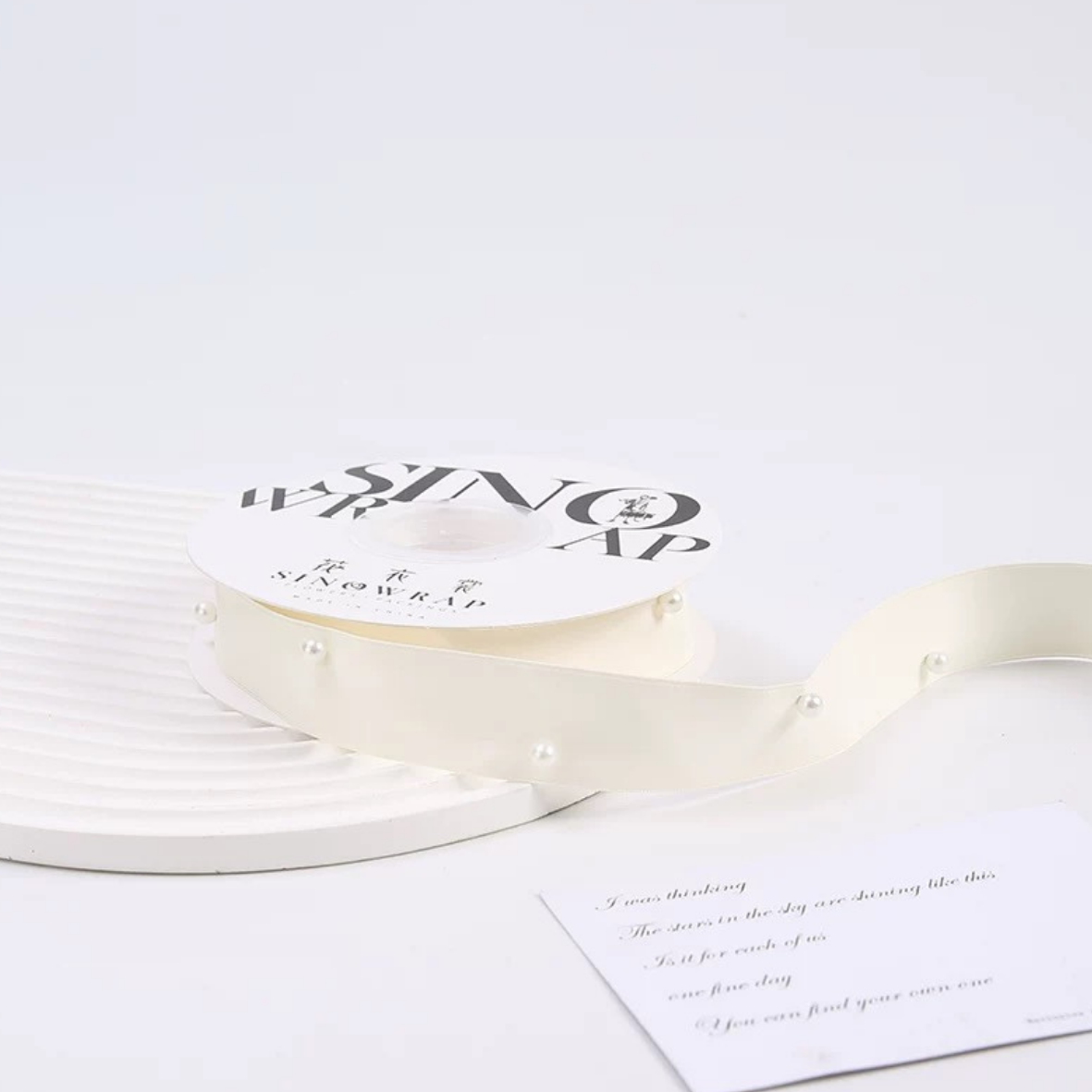 LohSister 2.5CM / 3.8CM Pearl Girl Ribbon