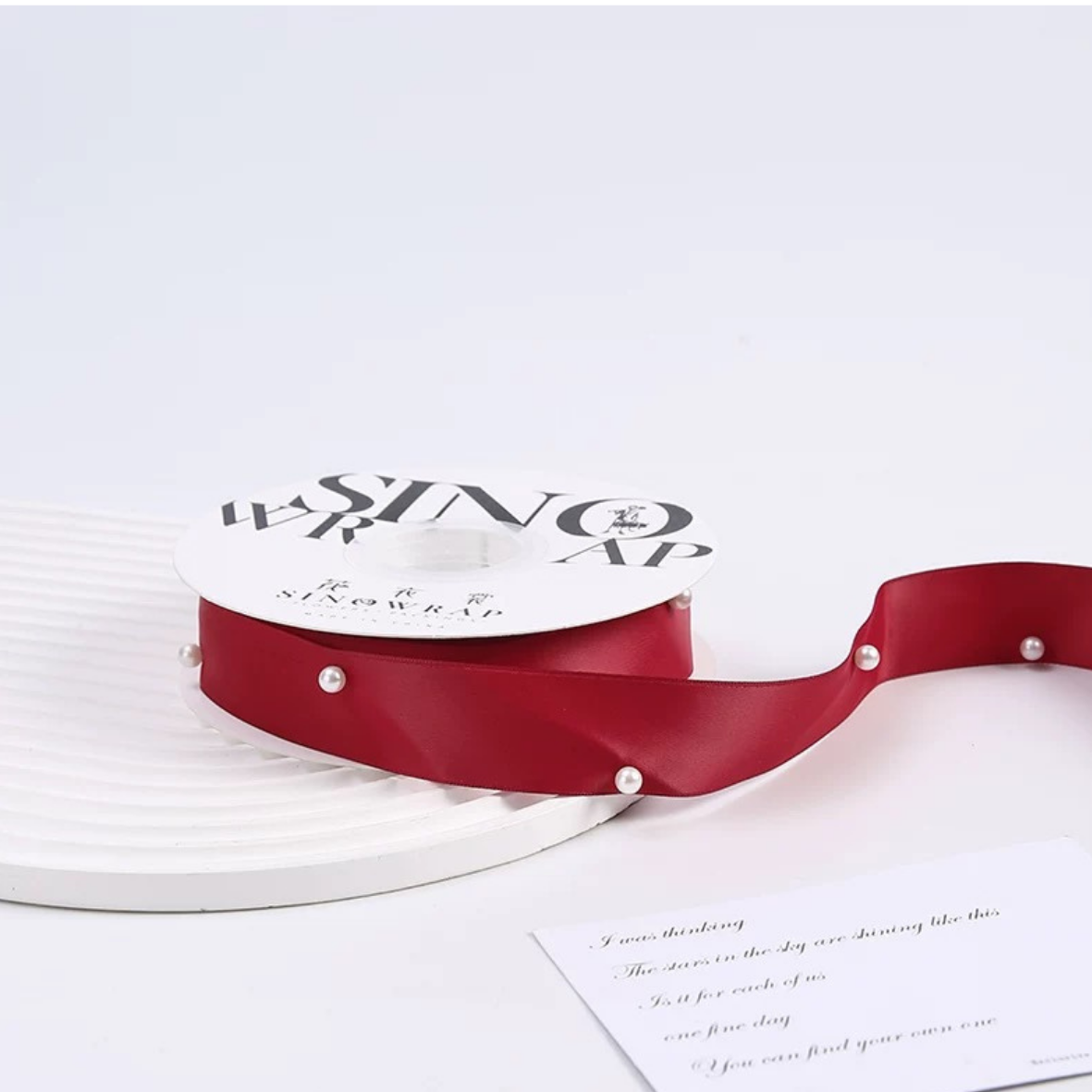 LohSister 2.5CM / 3.8CM Pearl Girl Ribbon
