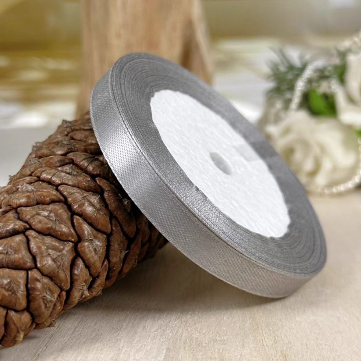 LohSister 1cmx25yard Satin Ribbon