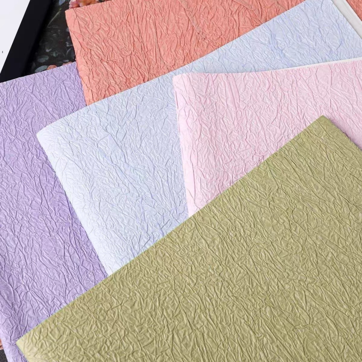 LohSister  5pcs Stone Pattern Wrapping Paper